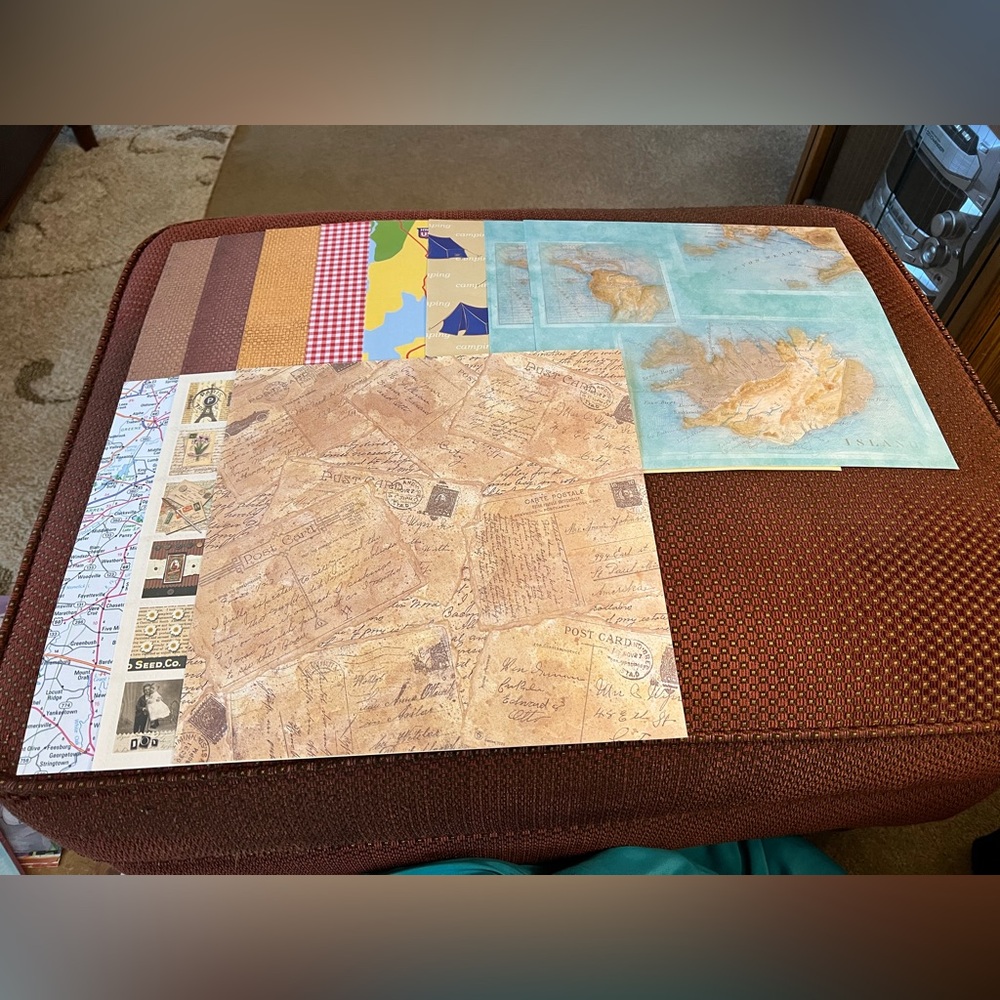 Camping + Travel Assorted Scrapbook Paper